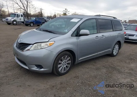2012 Toyota Sienna Le 7 Passenger из США, поврежденный, VIN 5TDJK3DC4CS031306